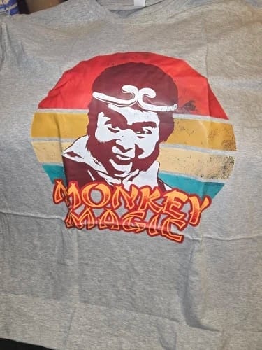 Customer photo review of Monkey Magic Graphic T-Shirt