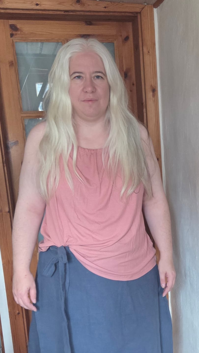 Customer photo review of Cleopatra | Lockeres Oberteil mit verstellbaren Bändern | Rippjersey Dusty Rose