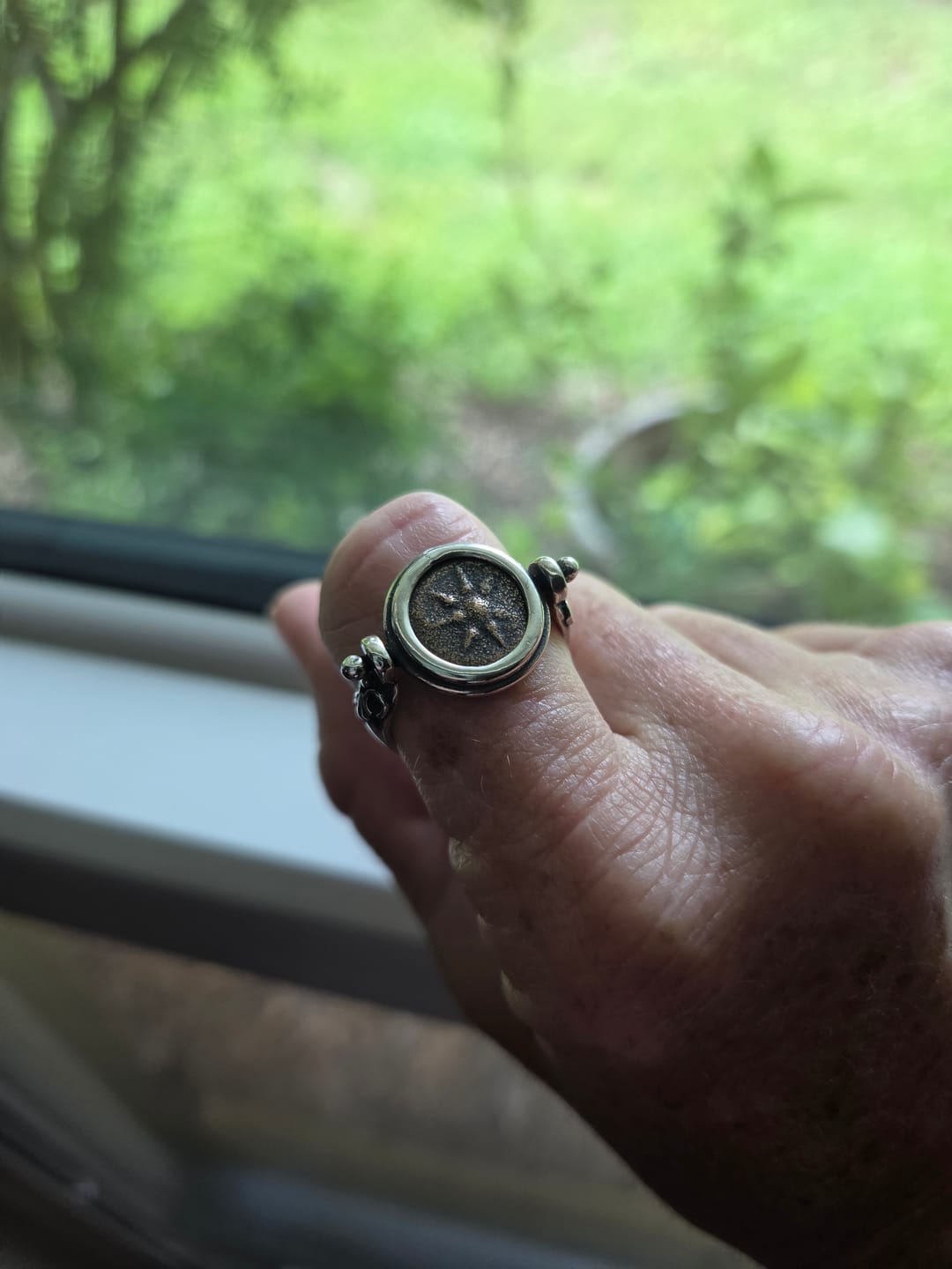 Customer photo review of Widows Mite Flip Ring, Sterling Silver, 8178