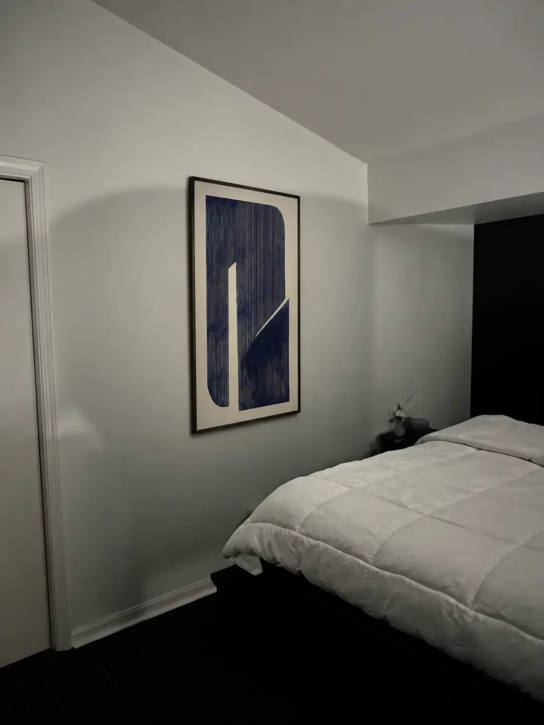 Customer photo review of Indigo Column Shapes Abstract Wall Art