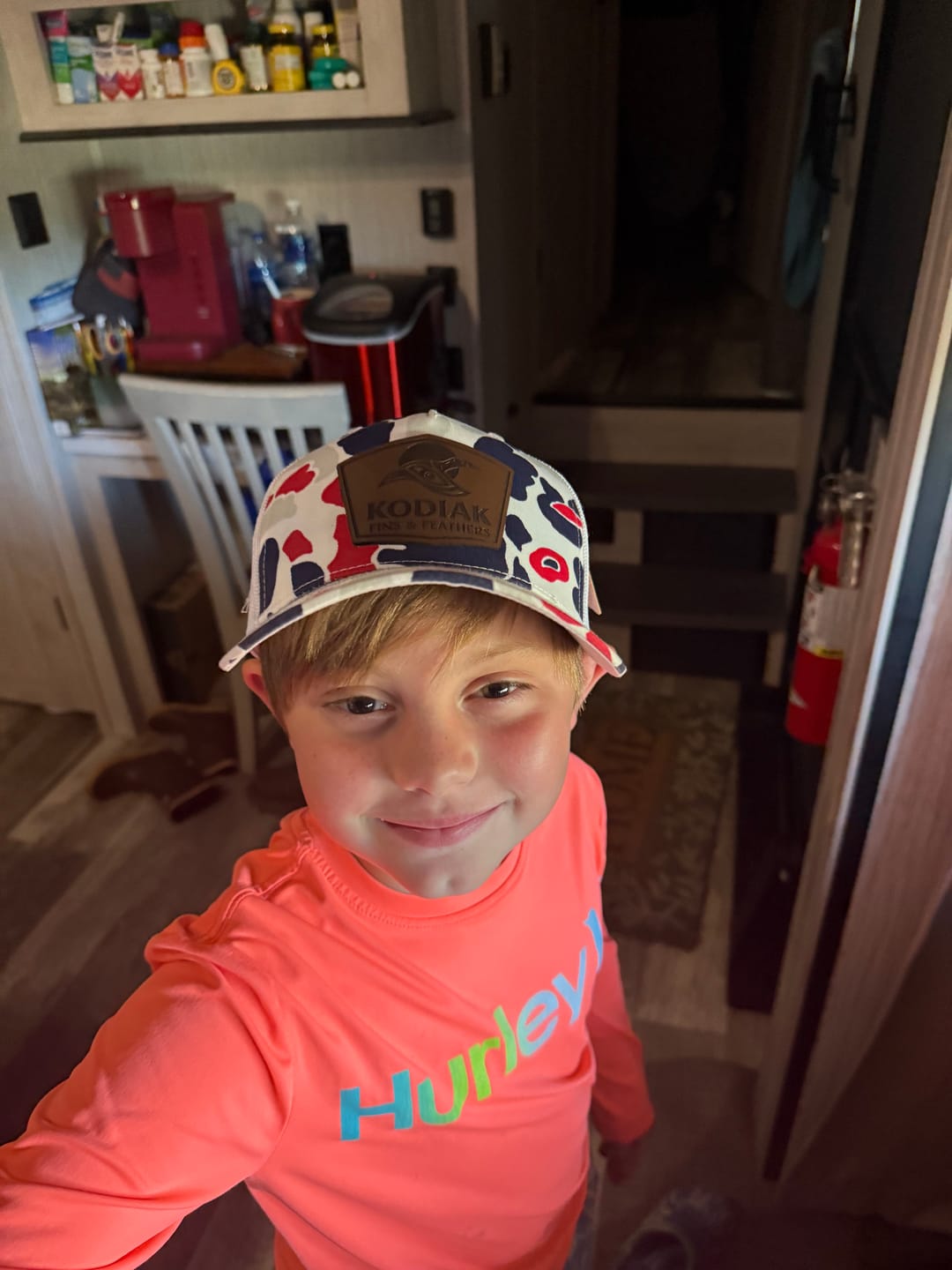 Customer photo review of Premium Custom Leather Patch Hats (Wholesale)