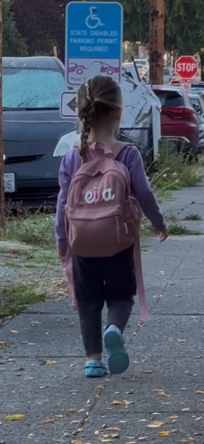 Customer photo review of K&C - Personalized Knitted Backpack