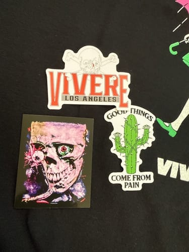 Customer photo review of FREE STICKERS