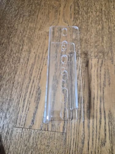 Customer photo review of 6 Piece Eyelash Tweezer Storage Set