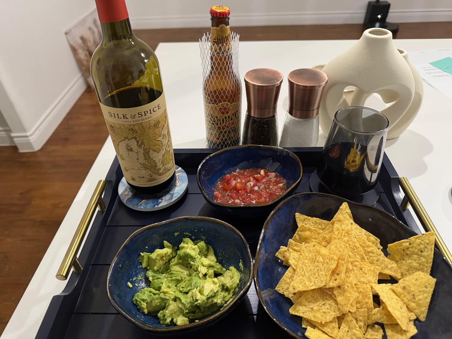 Customer photo review of Ocean Blue 16-Piece Organic Dinnerware Set