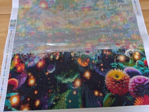 Customer photo review of Enchanted Forest of Dreams | Diamond Painting Kit