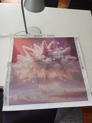 Customer photo review of Lilac | Diamond Painting Kit