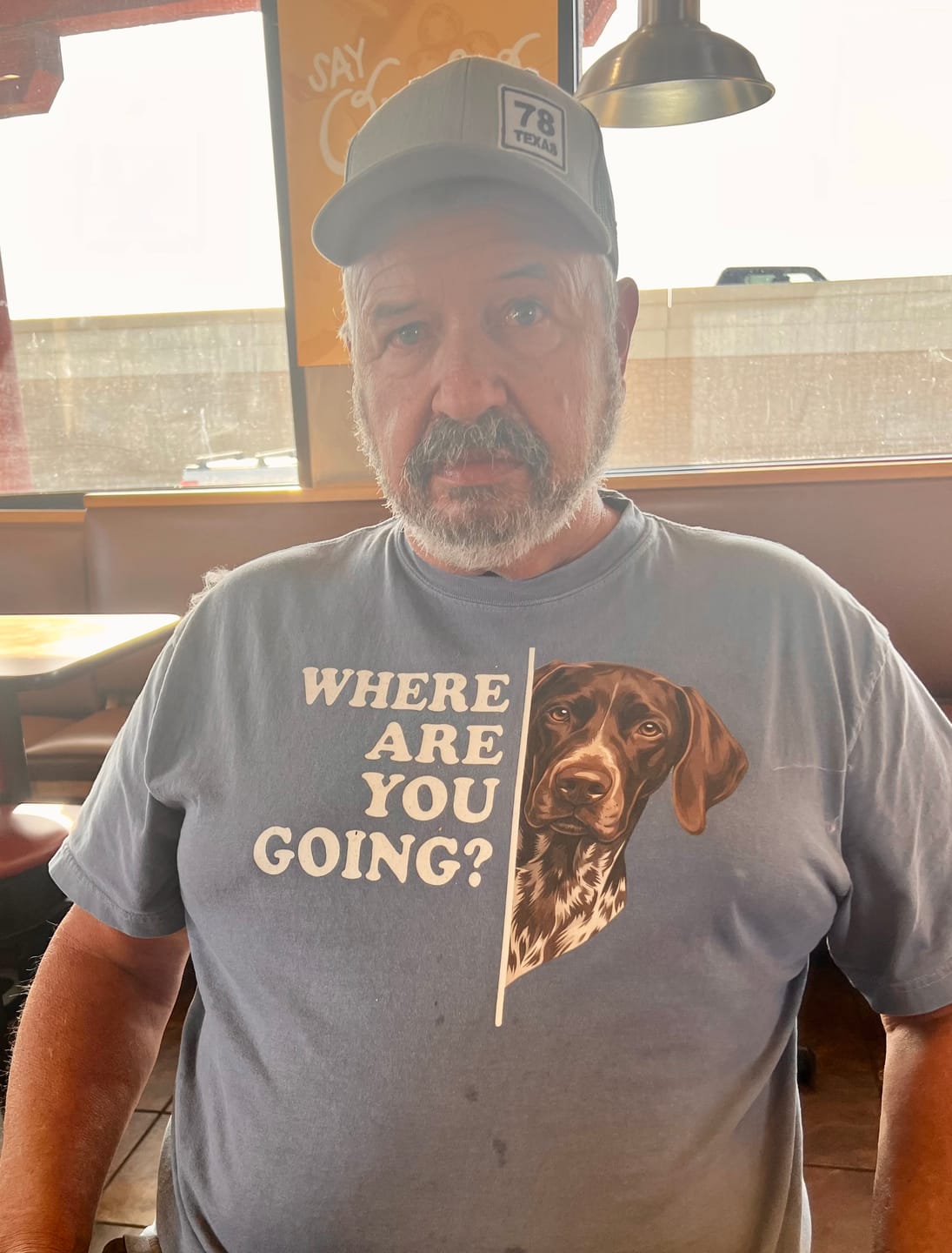 Customer photo review of German Shorthaired Pointer Following Premium Tee