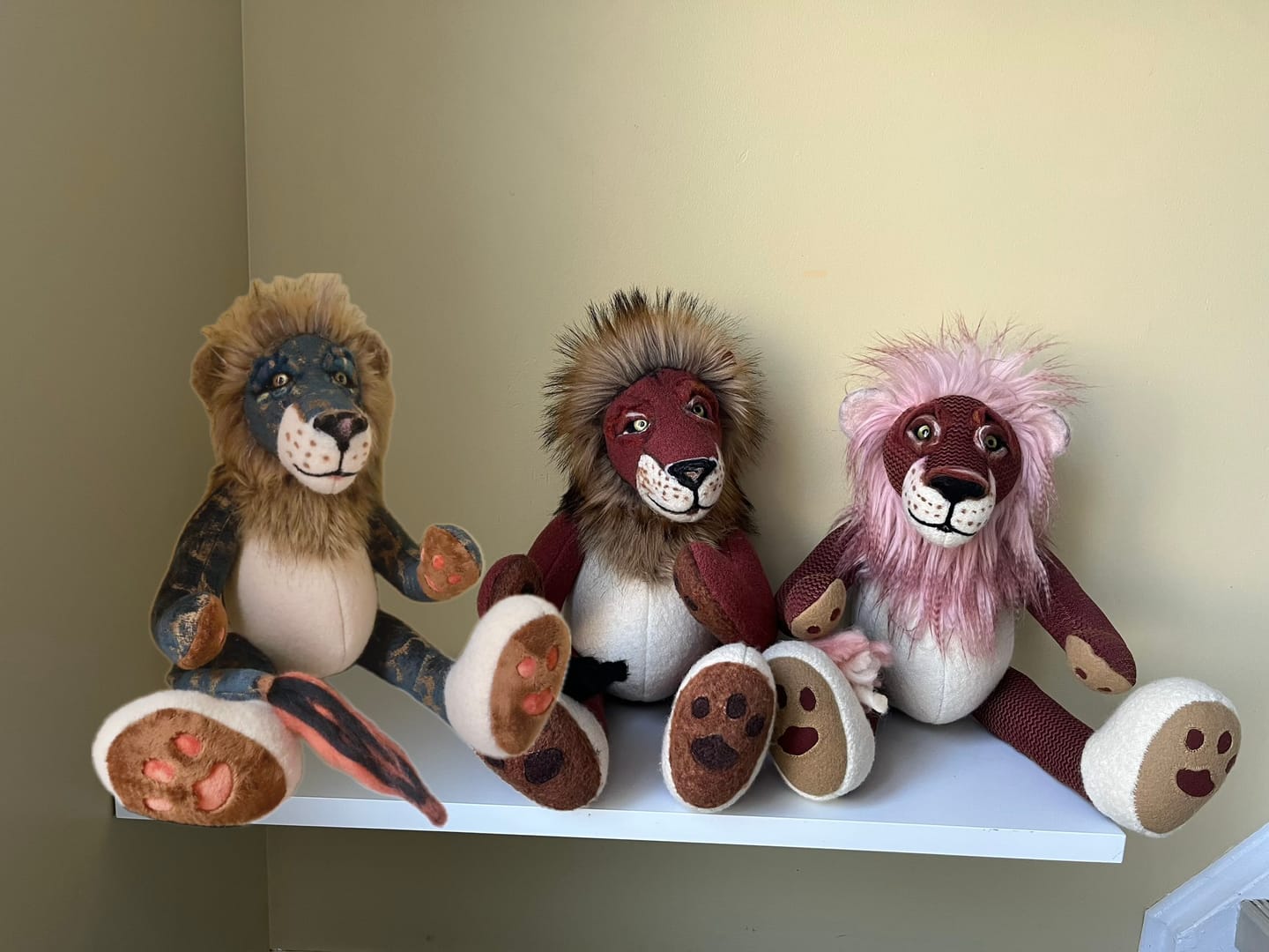 Customer photo review of Storybook Lion PDF Pattern and Video Tutorial