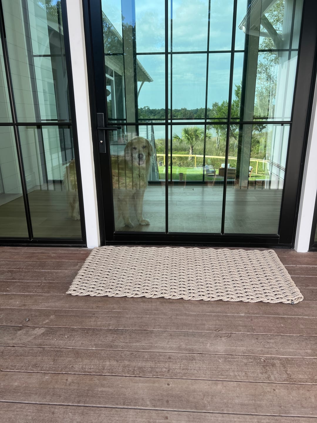 Customer photo review of Sand Doormat