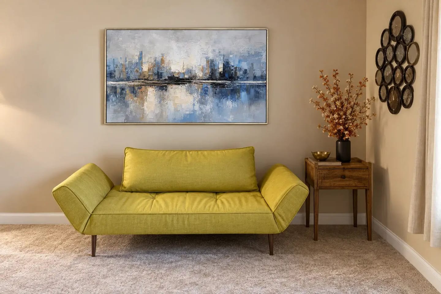 Customer photo review of Gilded Cityscape Landscape Painting