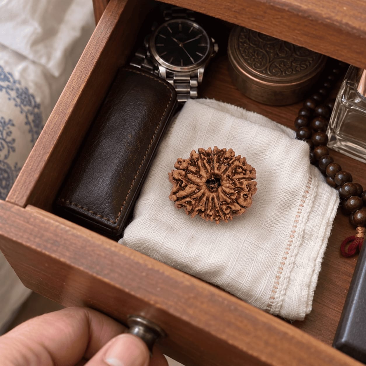 Customer photo review of 12 Mukhi Rudraksha (Nepali)
