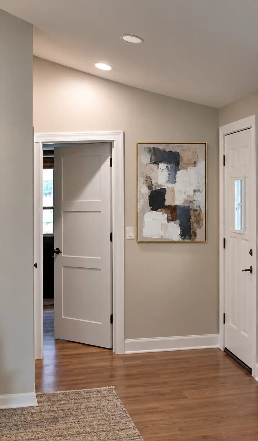 Customer photo review of Stone Blocks Abstract Wall Art
