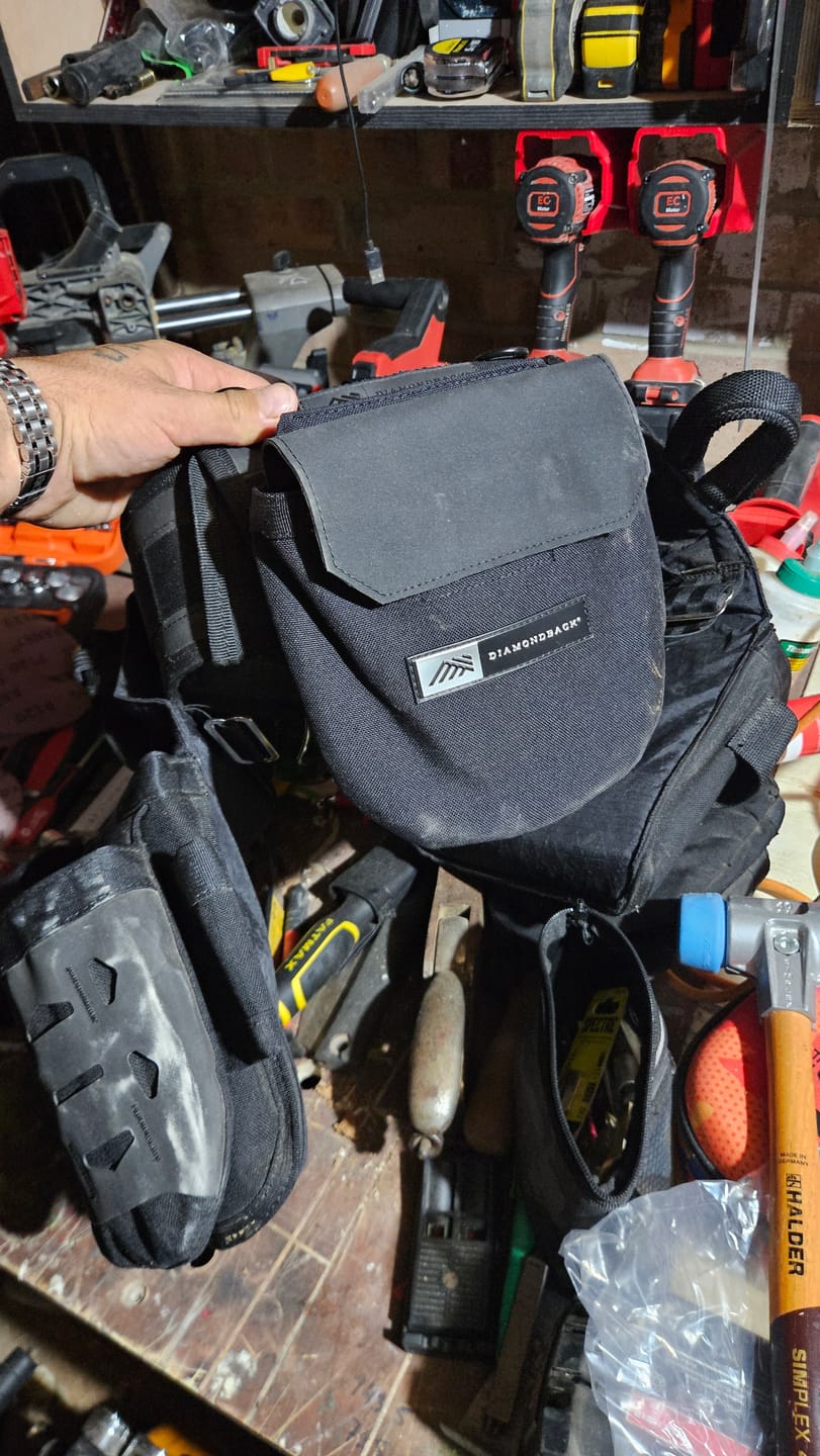 Customer photo review of DiamondBack Toolbelts | Hotshot