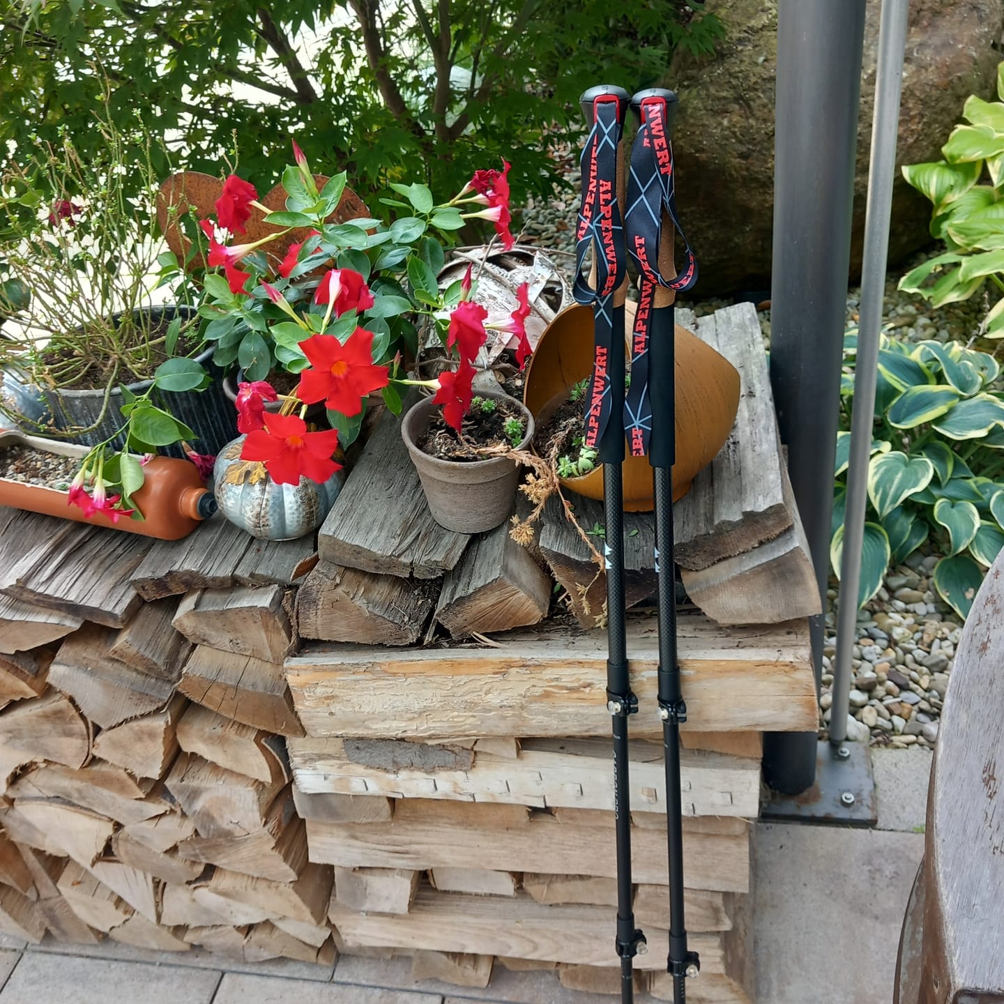 Customer photo review of Teleskop Wanderstöcke