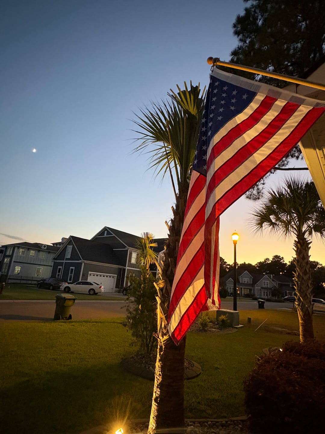 Customer photo review of 3' x 5' American Flag Set