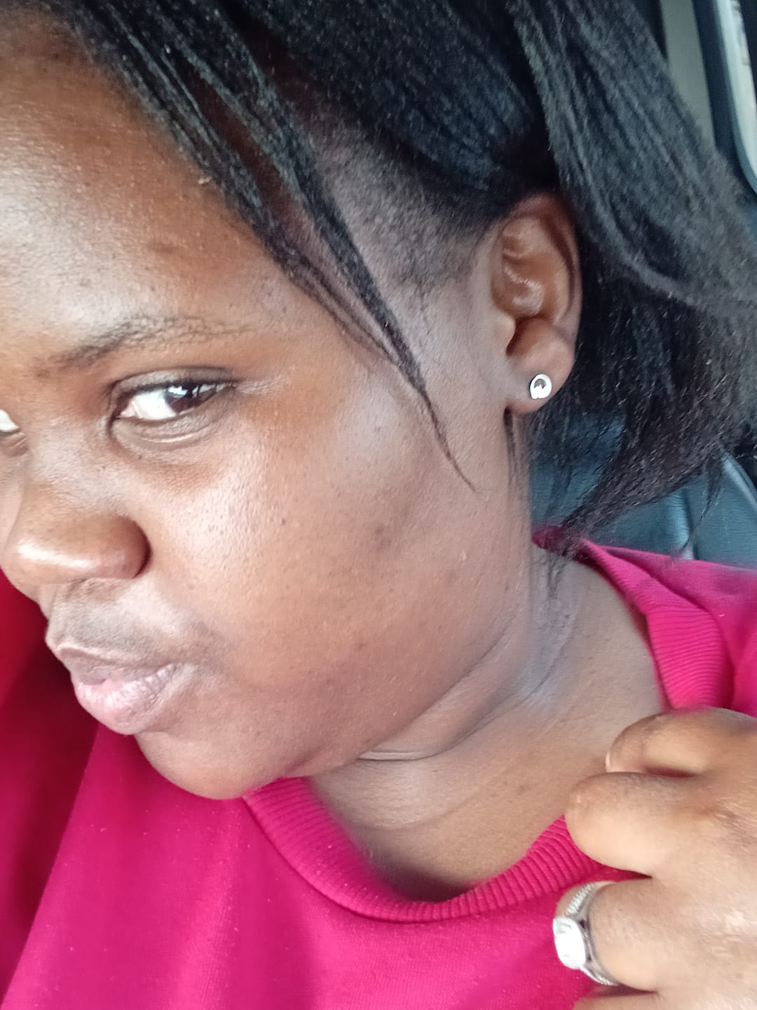 Customer photo review of Mini Era Logo Studs