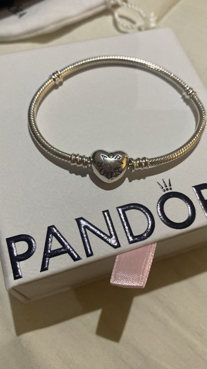 Customer photo review of Brazalete Cadena de Serpiente con Broche de Corazón