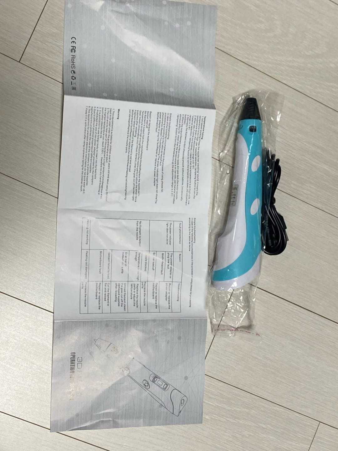 Customer photo review of Bolígrafo 3D Creativo PequePlanets™