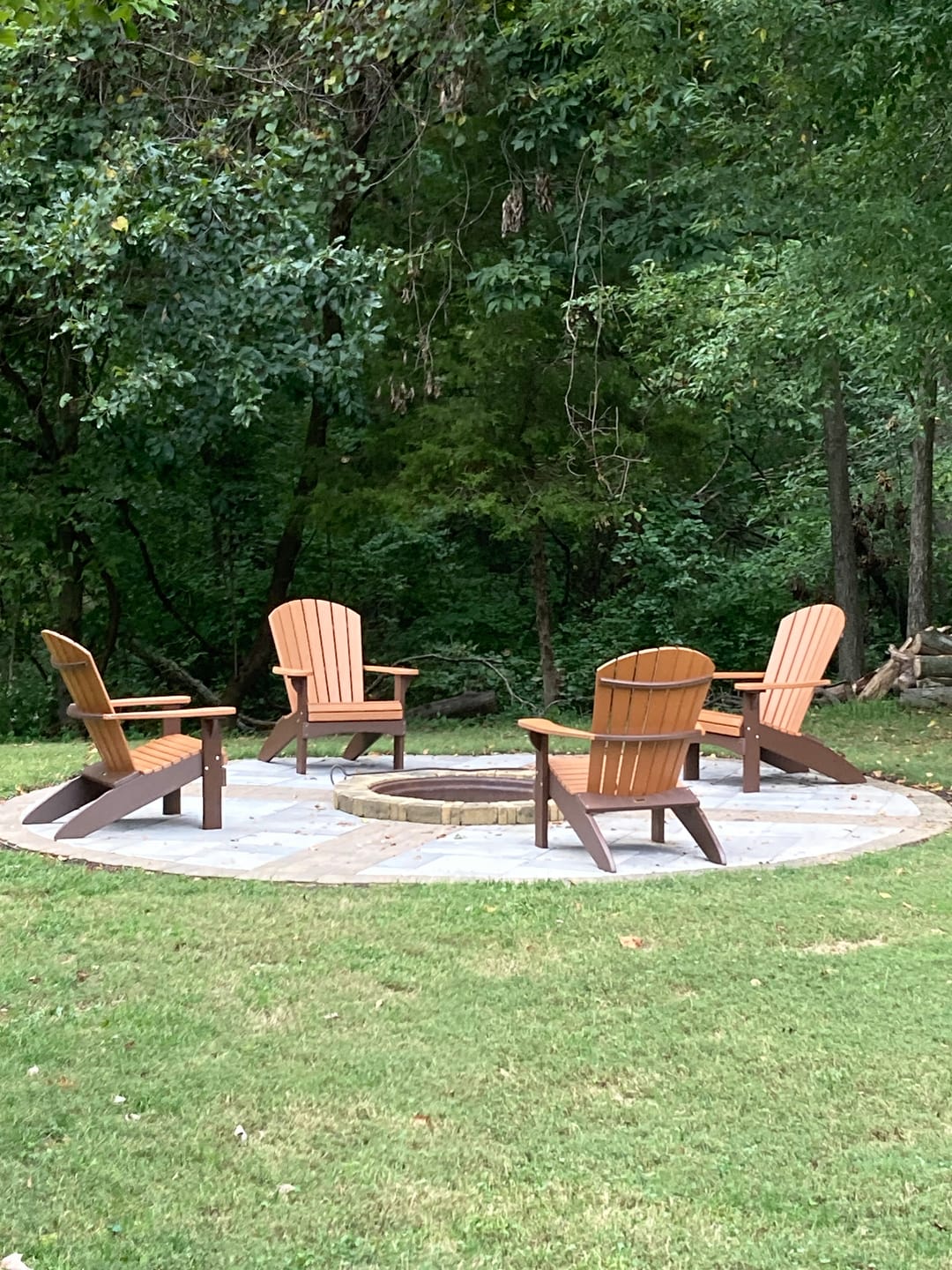 Customer photo review of Set of 4 Adirondack Chairs Original King Size