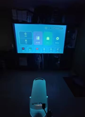Customer photo review of Kids Educational Projector