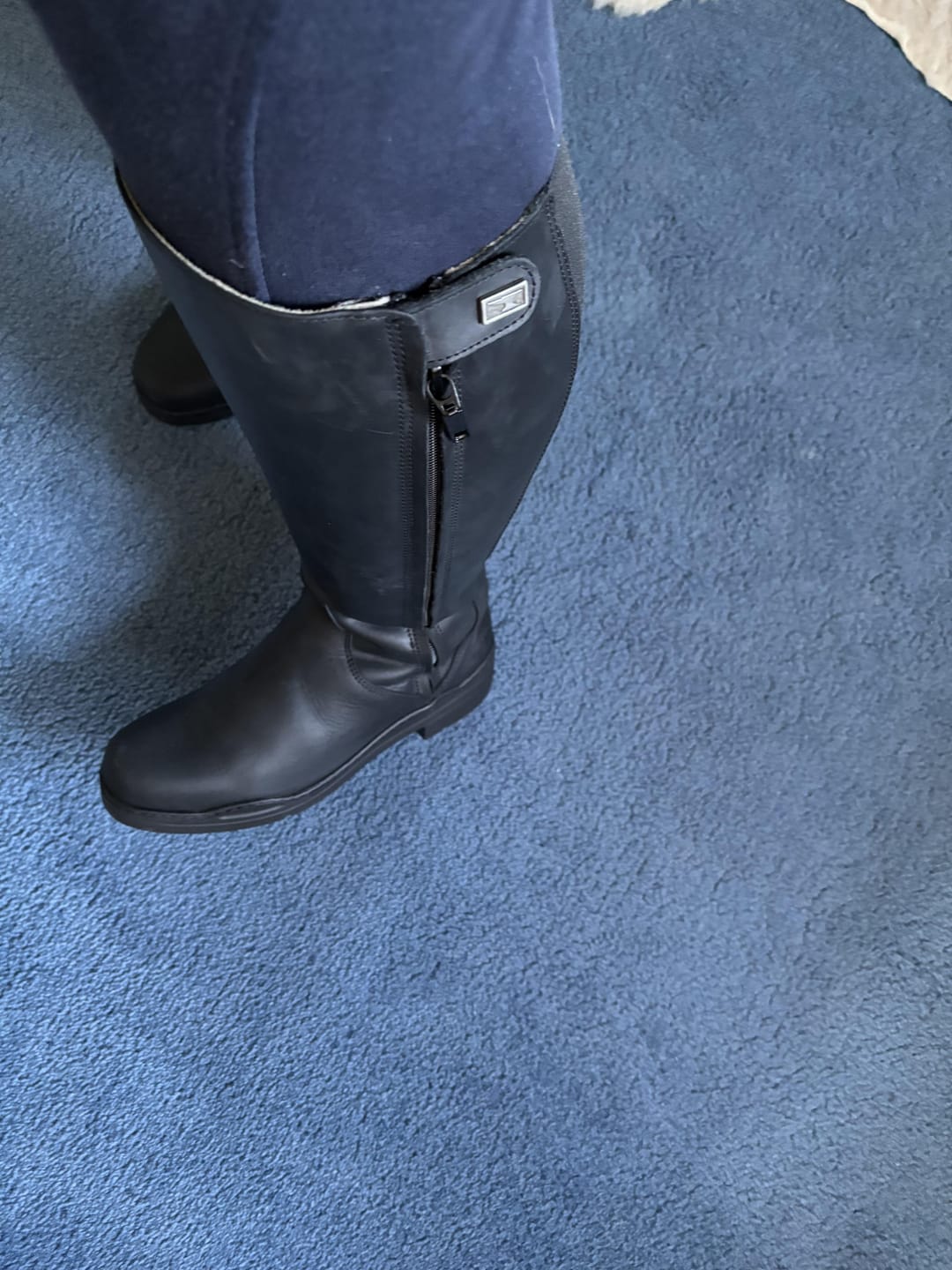 Customer photo review of Broadland Plus-Size Riding Boots