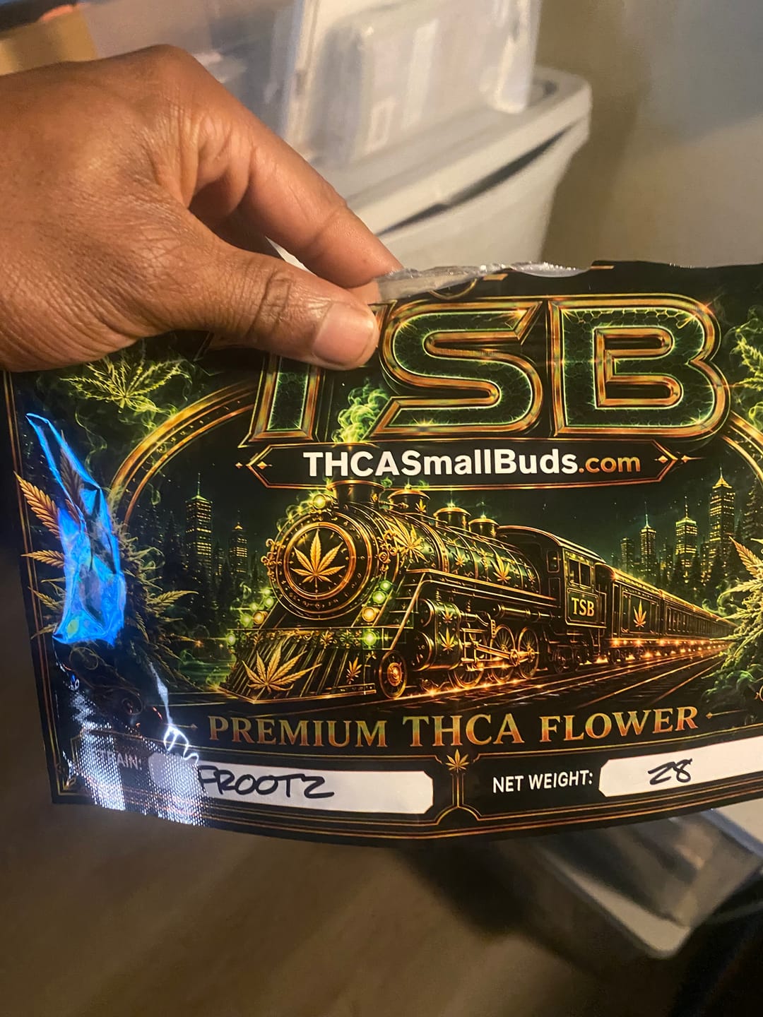 Customer photo review of Cheap THCA Smalls Ounce