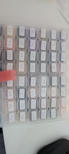 Customer photo review of Diamond Painting Storage Box