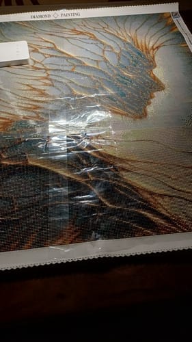 Customer photo review of Whispered elegance | Diamond Painting Kit