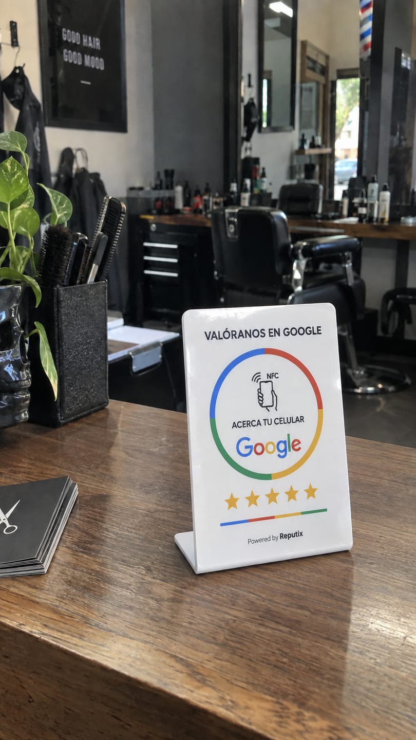 Customer photo review of Placa NFC - Google Reviews