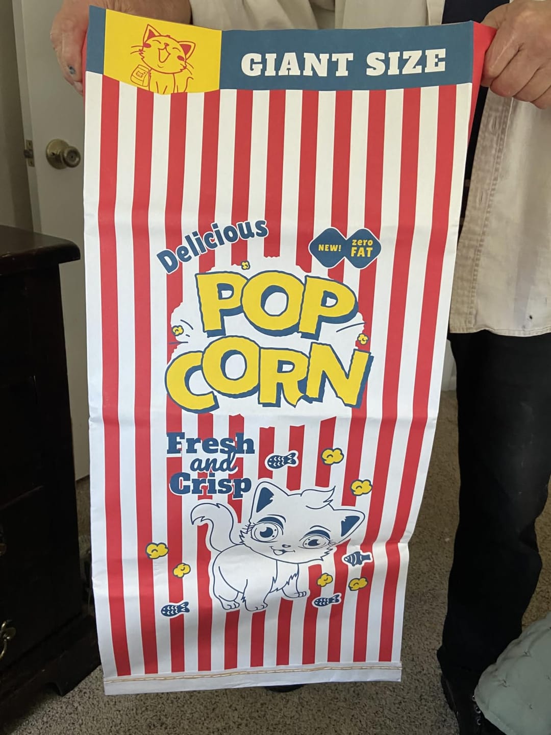 Customer photo review of CrinkleCove™ Double-Layer Paper Cat Hideout