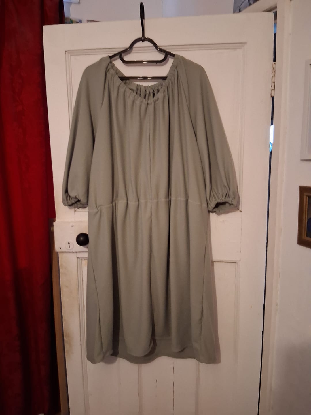 Customer photo review of Sage Green Knit Jersey Fabric