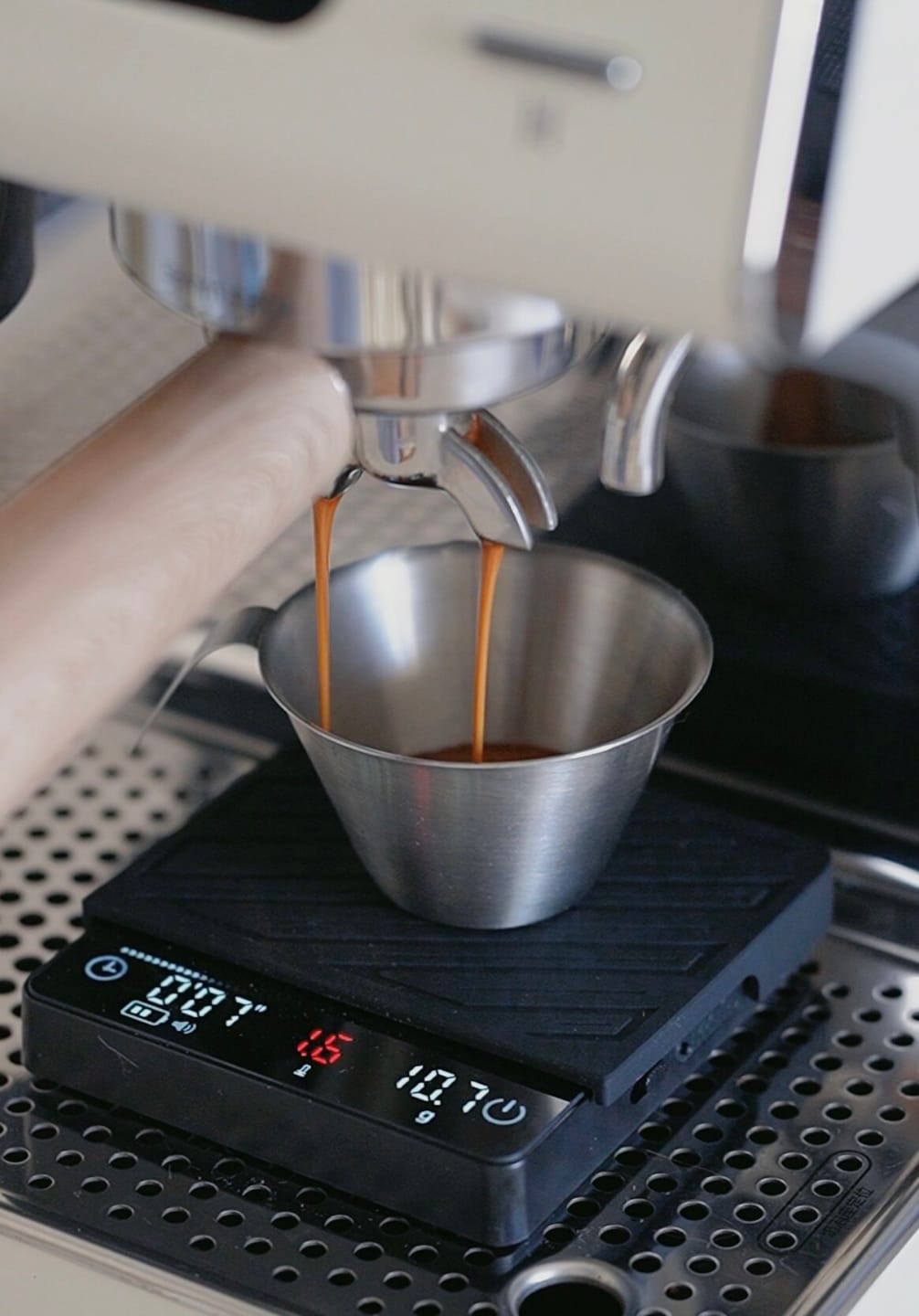 Customer photo review of Zero-G Mini Coffee Scale