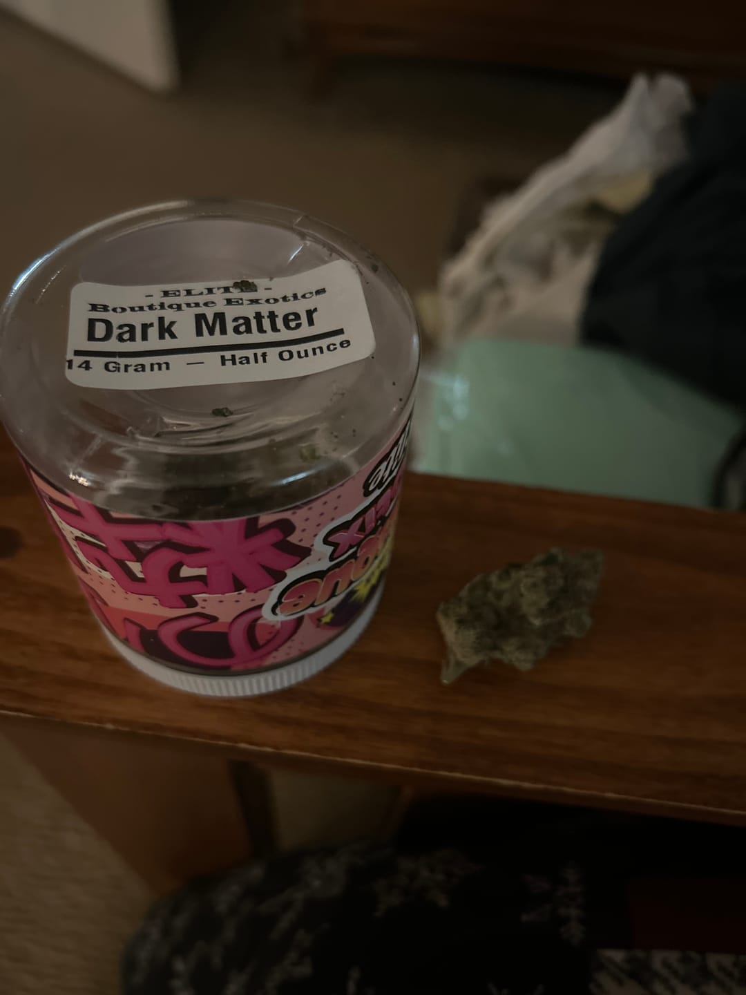 Customer photo review of Elite Boutique Exotics - Dark Matter - 14 Grams - Hybrid