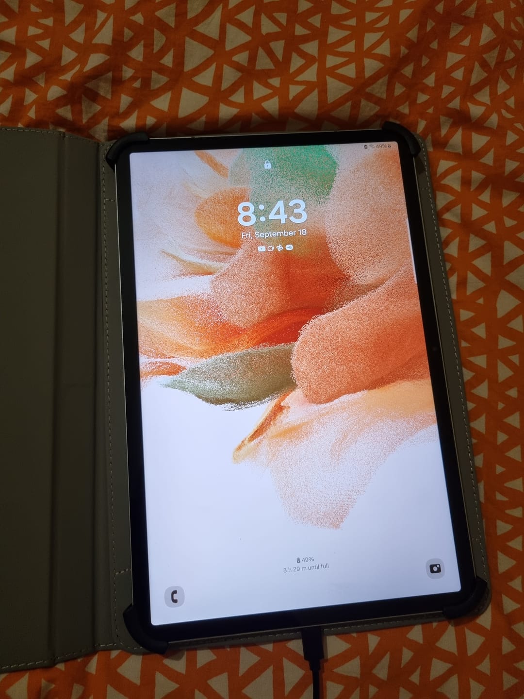Customer photo review of Samsung Galaxy Tab S7 FE - Wi-Fi - SM-T733 - Without S Pen