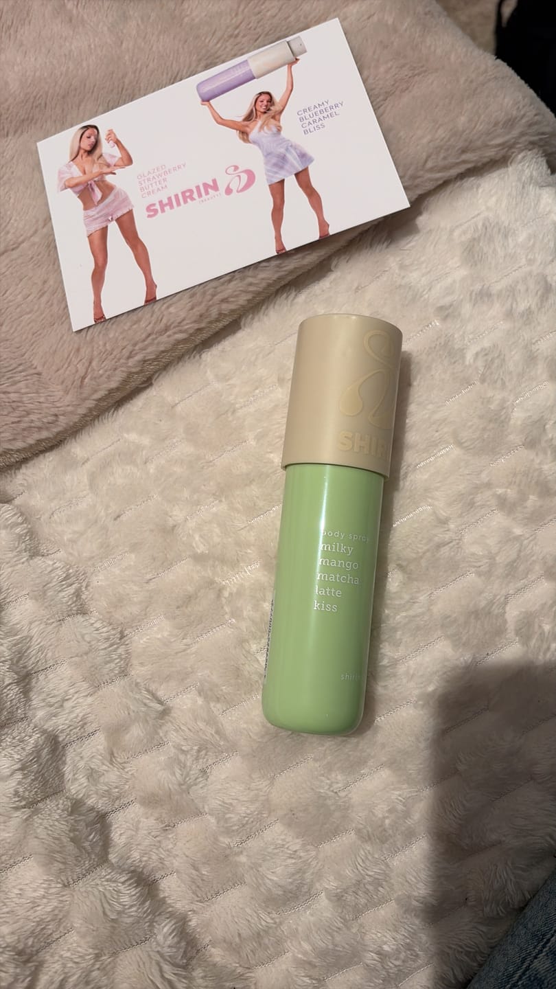 Customer photo review of Body Spray Milky Mango Matcha Latte Kiss