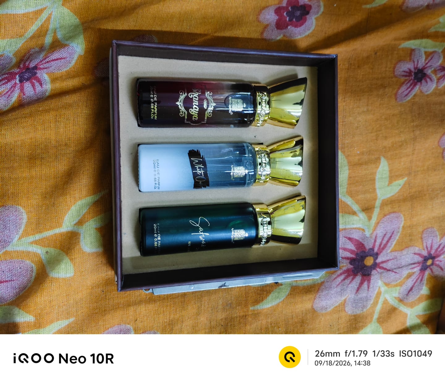 Customer photo review of Captivating Trio 3 Pcs Set Of Premium Perfume Spray