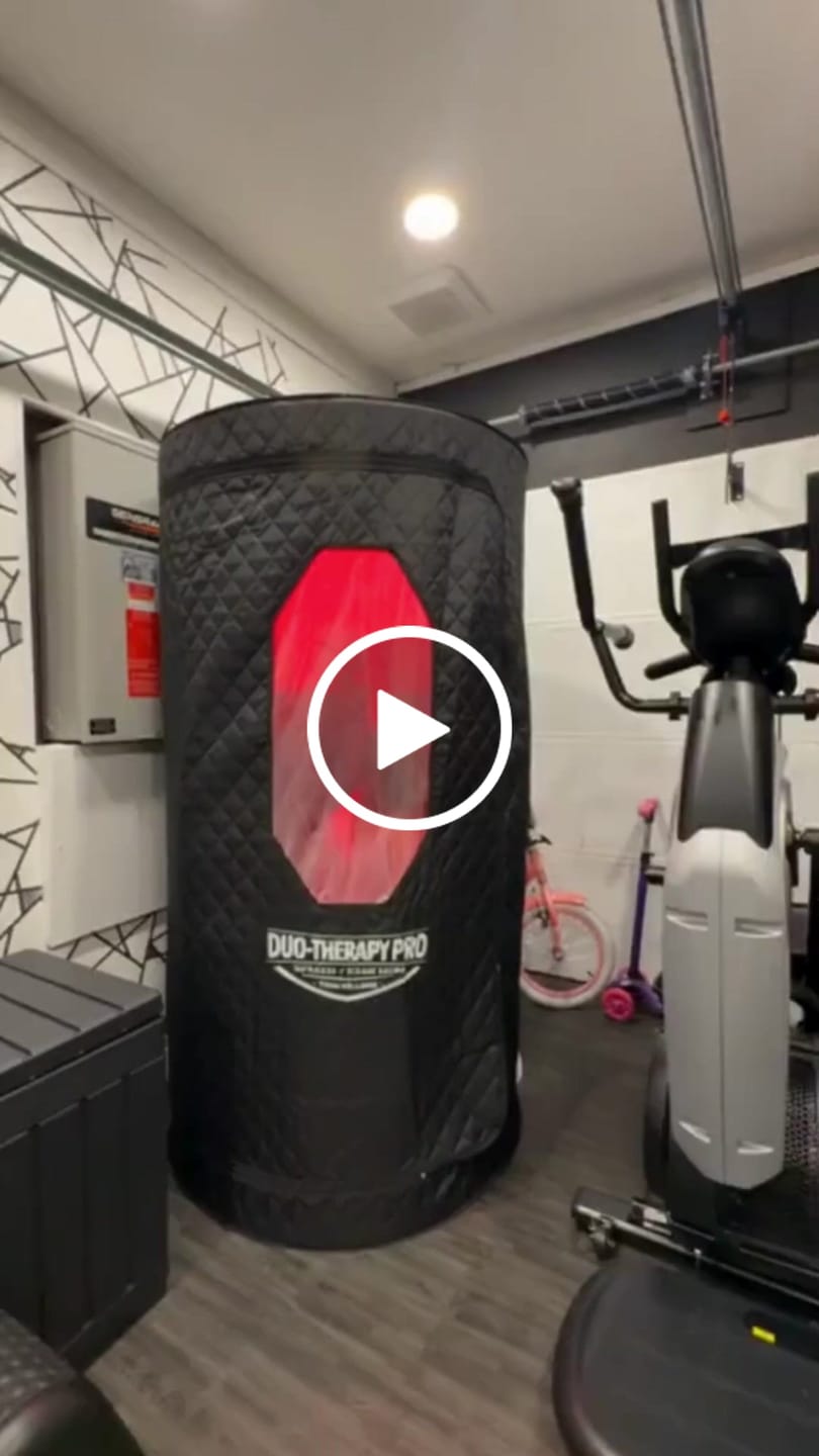 Customer video review of Sauna Duo-Therapy Pro® — 2-in-1: Infrared Heat Mode or Steam Mode