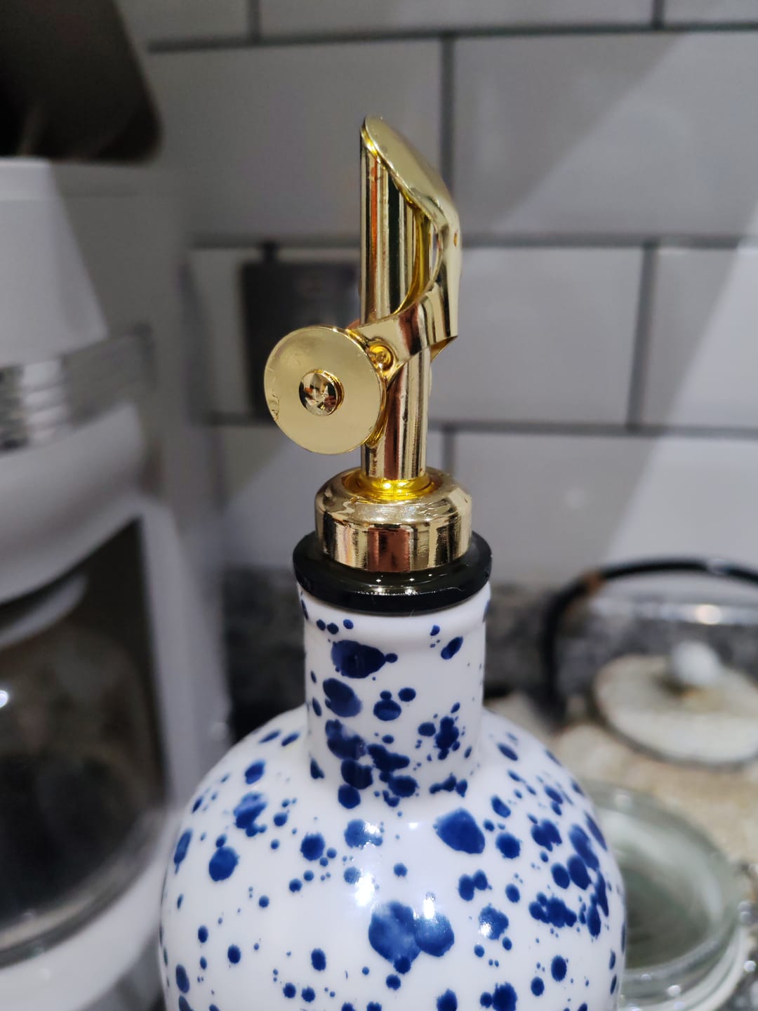 Customer photo review of Oil Bottle Replacement Pourer