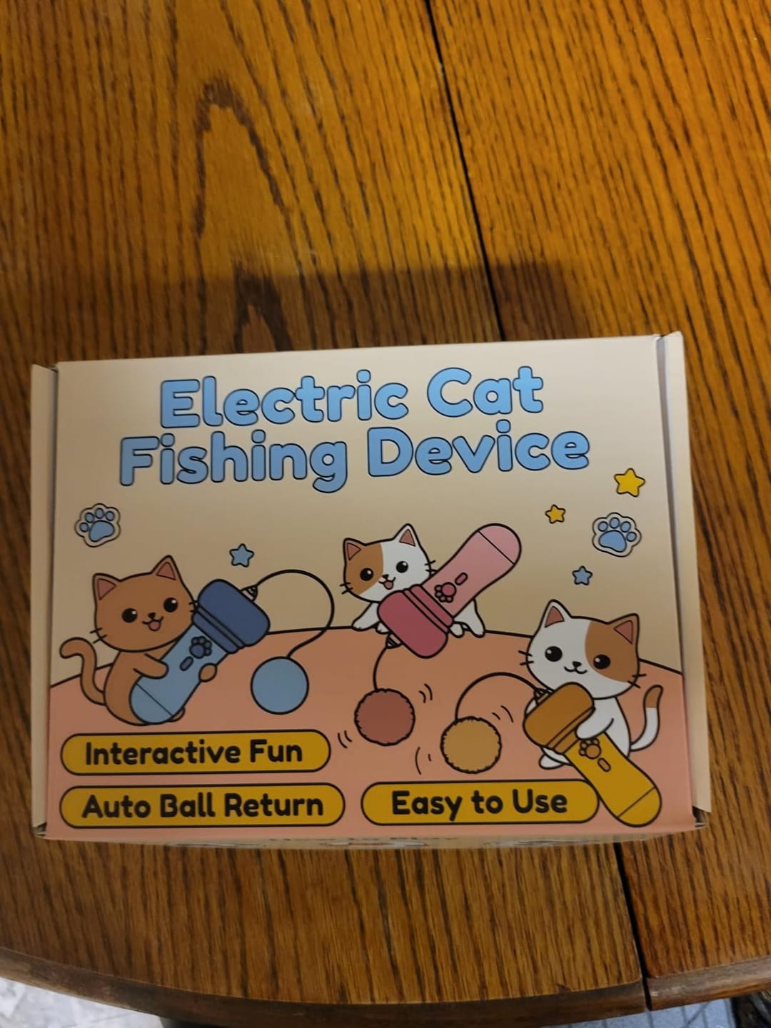 Customer photo review of PounceLoop™ One-Button Retractable Cat Toy Launcher