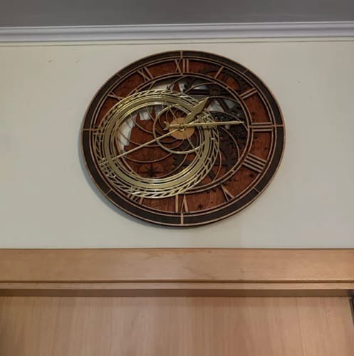 Customer photo review of «ГОДИННИКОВА ВЕЖА ГОҐВОРТСУ» — ДЕРЕВ’ЯНИЙ 3D-ГОДИННИК