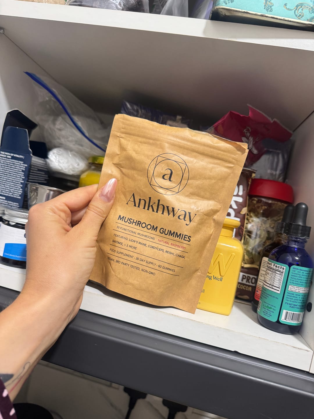 Customer photo review of Mushroom Gummies