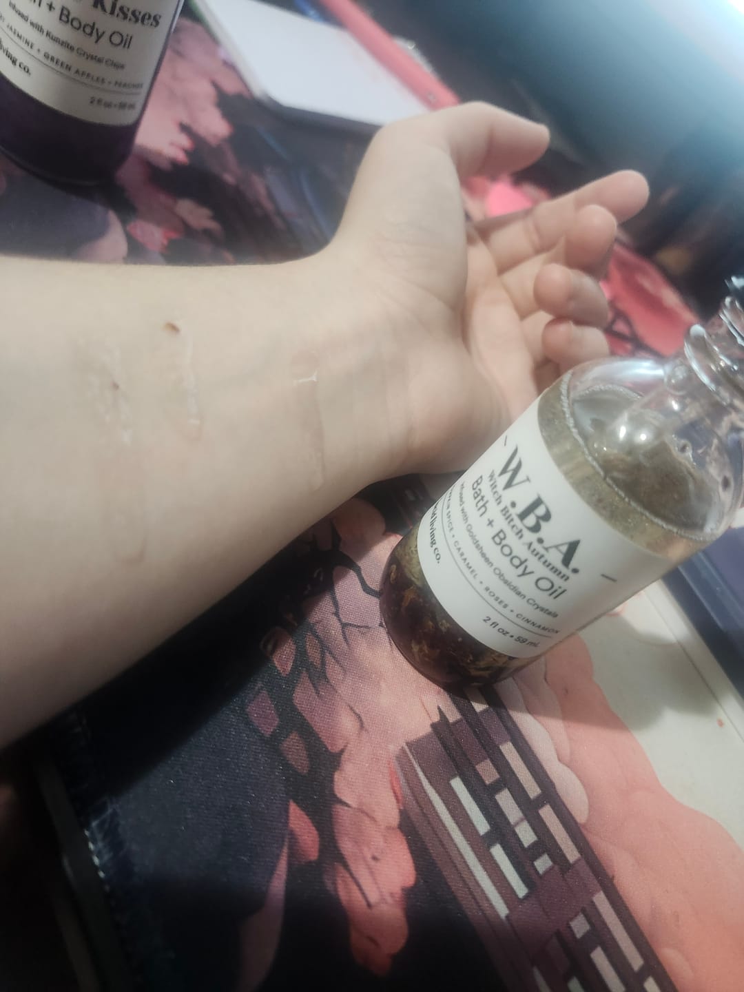 Customer photo review of W.B.A. Witch Bitch Autumn Bath & Body Oil