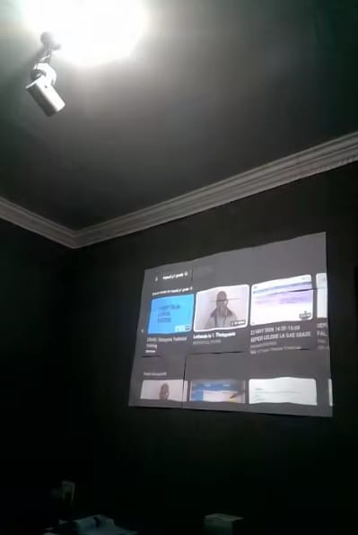 Customer photo review of Kids Educational Projector