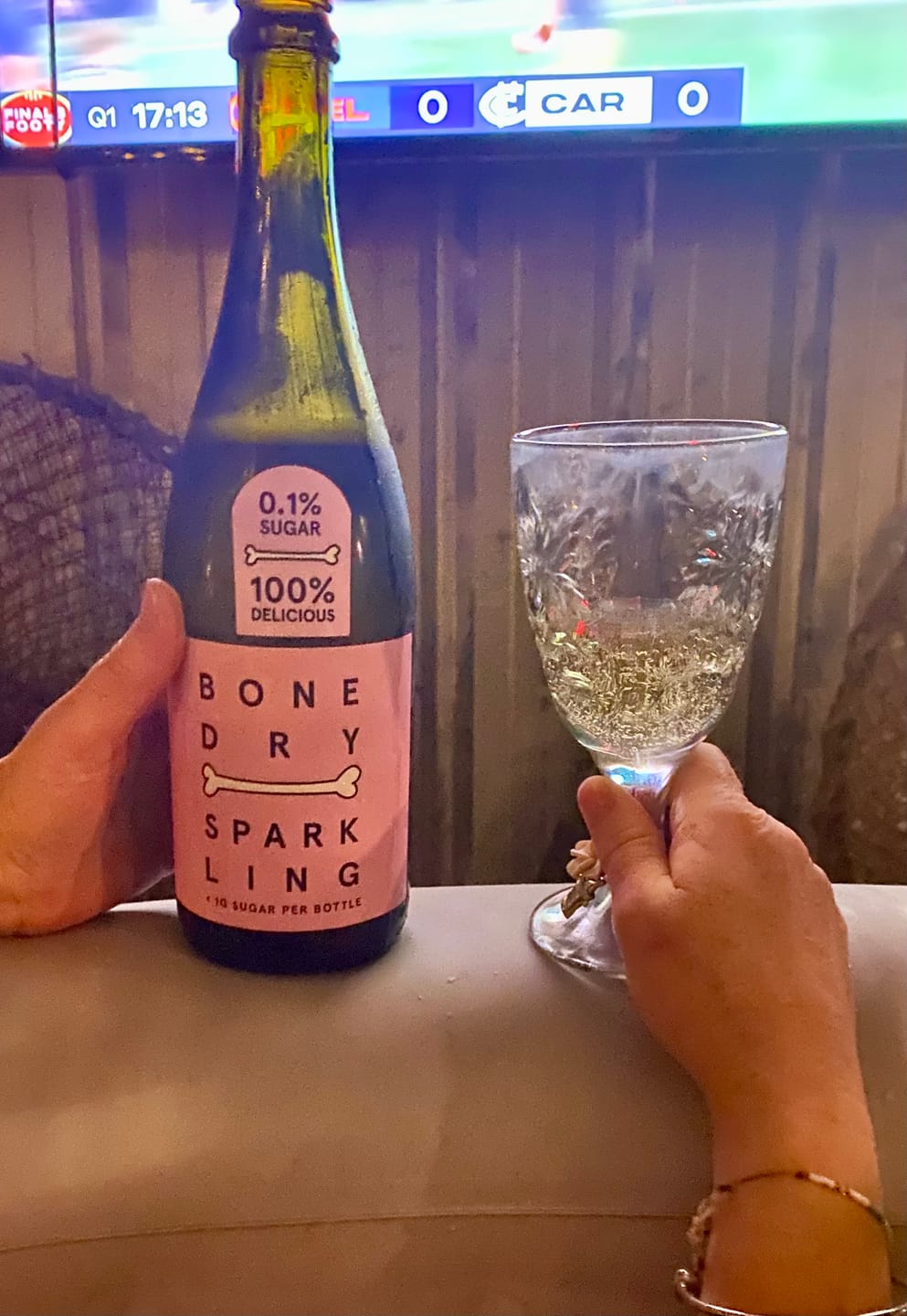 Customer photo review of Bone Dry Sauvignon Blanc - 6-Pack