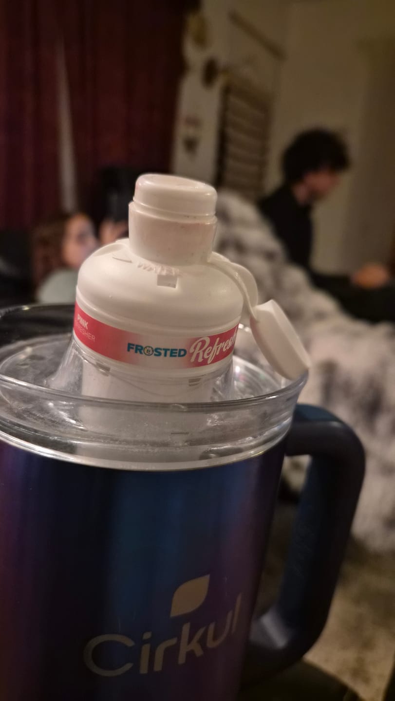 Customer photo review of Frosted Pink Refresher