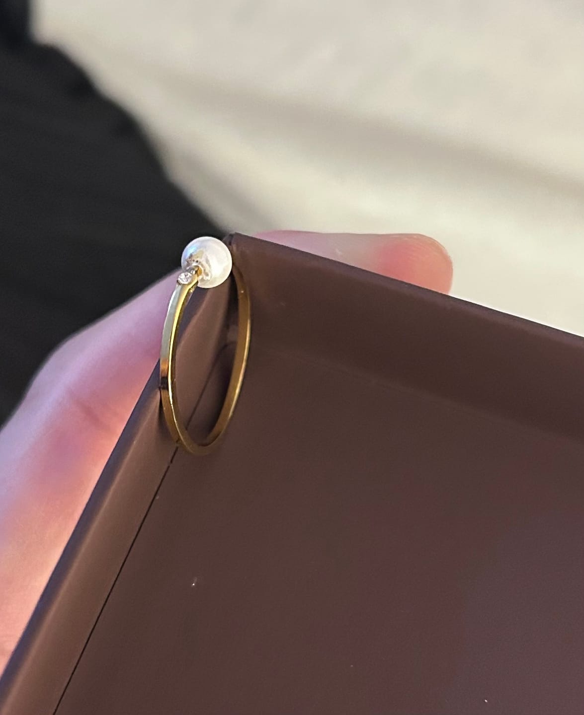 Customer photo review of Peri Pearl Ring