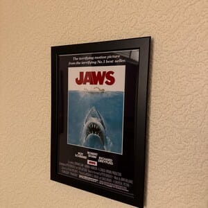Customer photo review of Jaws (1975) - Premium Movie Poster