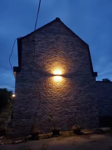 Customer photo review of Black Wall Sconce for Living Room, Up-Down Light, 11.5–30 cm