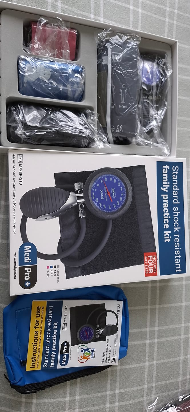 Customer photo review of MediPro Sphygmomanometer With Adult & Child Cuffs